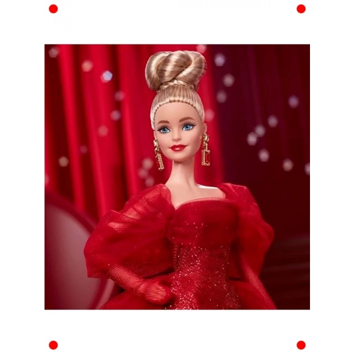 Koleksiyonluk Işıltılı Tül Elbiseli Bebek Figürü