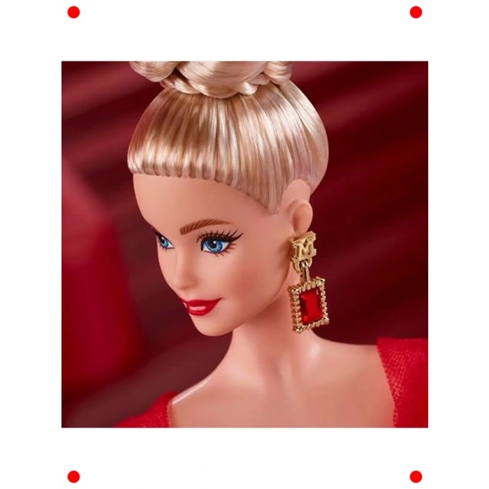 Koleksiyonluk Işıltılı Tül Elbiseli Bebek Figürü