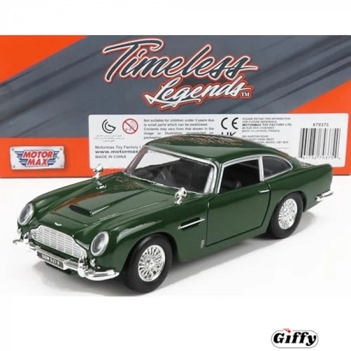 Koleksiyonluk Model Araba, 1:24 Ölçek, Bej ve Yeşil