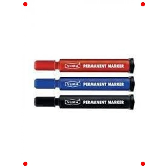 Koli Kalemi Seti Yuvarlak Uçlu - Siyah Kırmızı Mavi 3lü