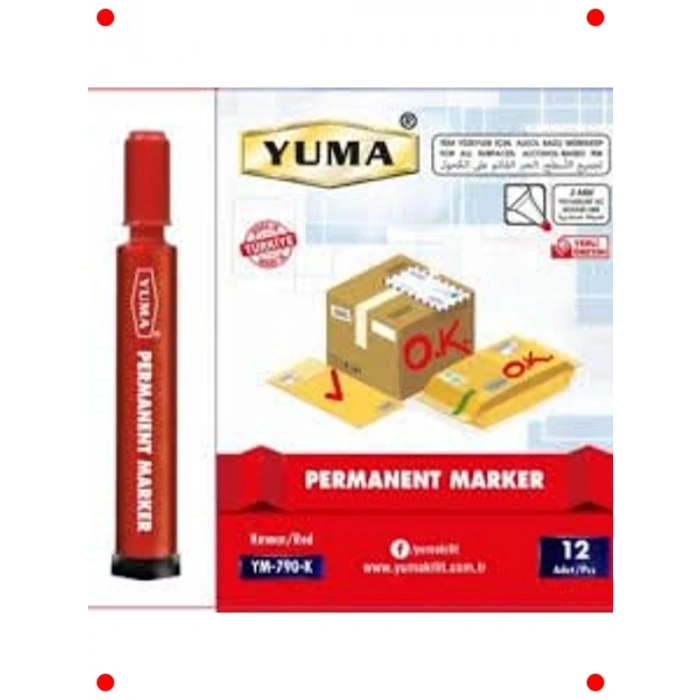 Koli Kalemi Yuvarlak Uçlu 12 Adet - Çok Renkli Set