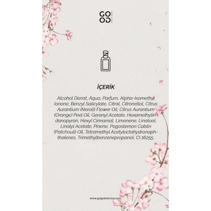 Kolonya, Japon Kiraz Çiçeği Aromalı 250 ml