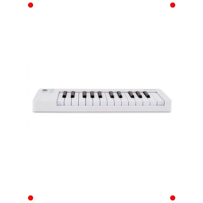 Kompakt 25 Tuşlu MIDI Klavye Kontrolcü - Beyaz