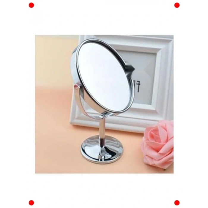 Kompakt Masaüstü Makyaj Aynası: Çift Taraflı, Dönebilen
