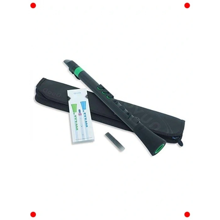 Kompakt Siyah Yeşil Çocuk Üflemeli Çalgı