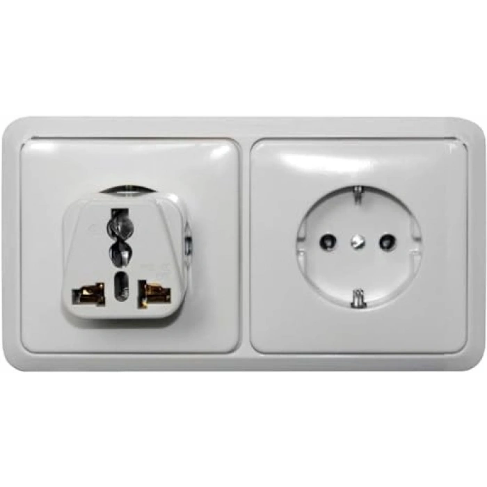 Kompakt Universal Priz Dönüştürücü Seyahat Adaptörü 250V 16A