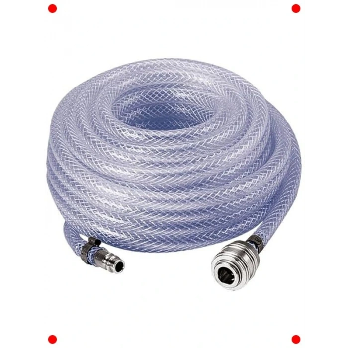 Kompresör Hava Hortumu 15m - 6mm PVC 15 Bar