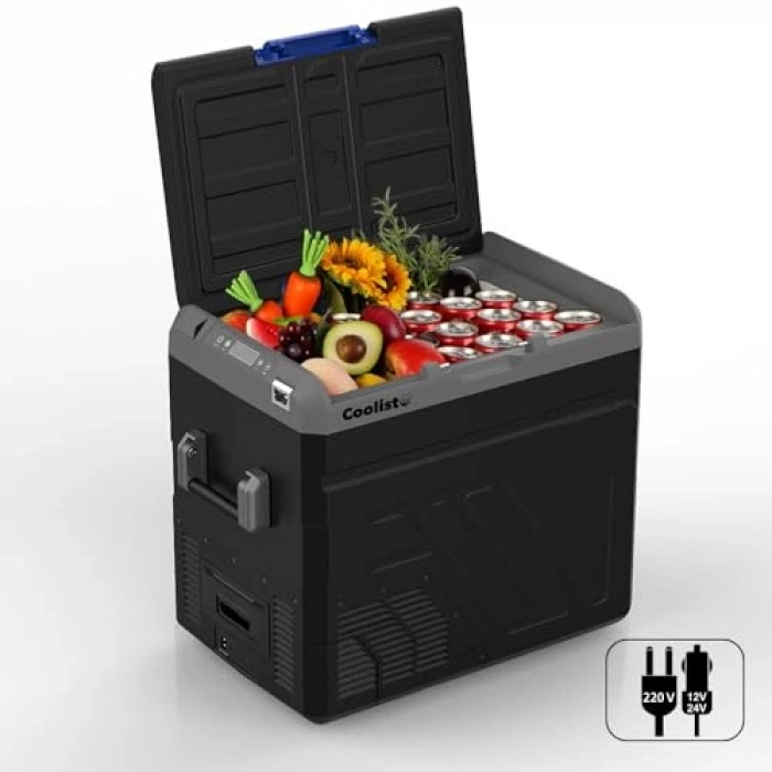 Kompresörlü 60 lt Araç Buzdolabı 12-24 V Güç Seçeneği