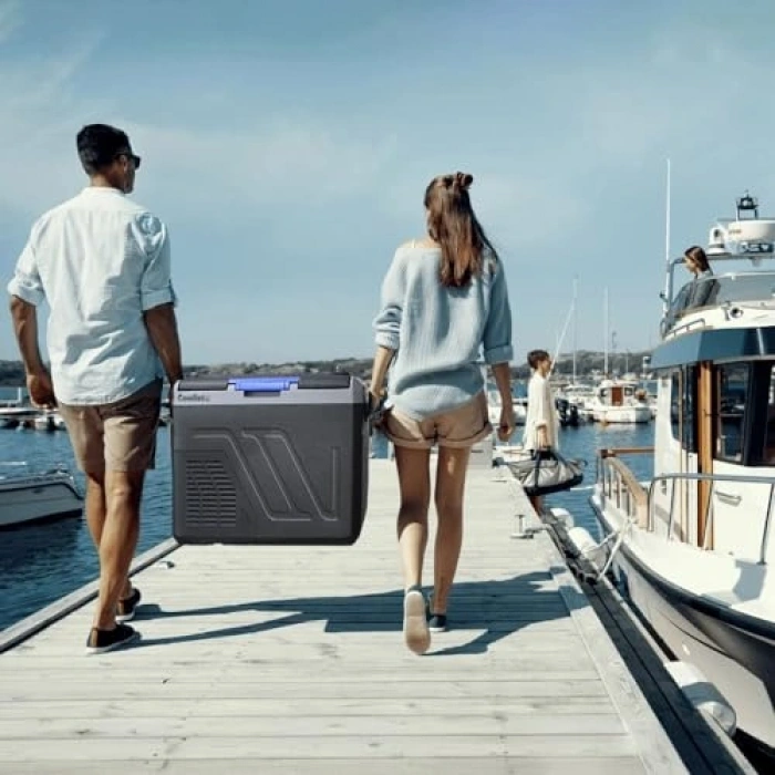 Kompresörlü 60 lt Araç Buzdolabı 12-24 V Güç Seçeneği