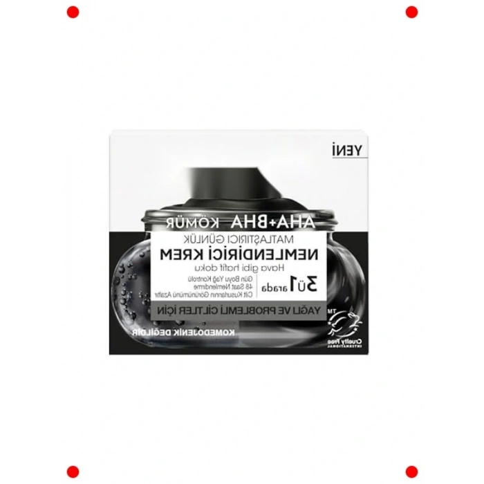 Kömür İçerikli Matlaştırıcı Günlük Nemlendirici 50ml