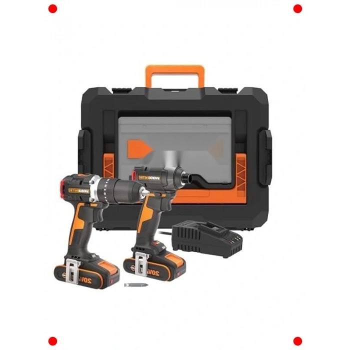 Kömürsüz Şarjlı beli Matkap ve Tornavida Seti