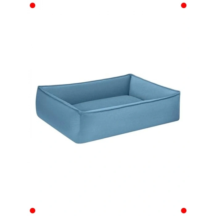 Konforlu Mavi Orta Boy Köpek Yatağı (60x75cm)