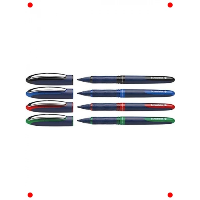 Konik Uçlu İş Roller Kalemi Seti 0.6mm (4lü)