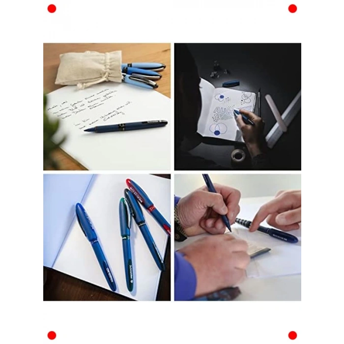 Konik Uçlu İş Roller Kalemi Seti 0.6mm (4lü)