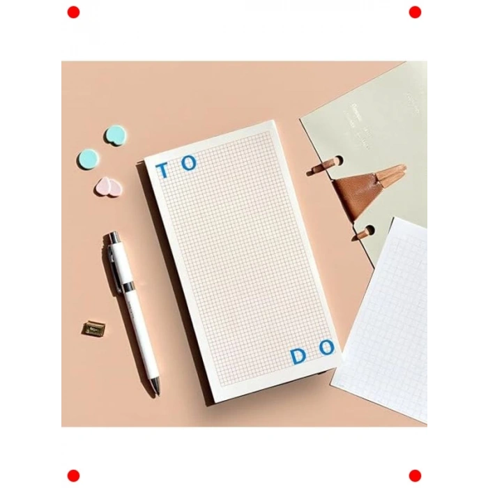 Kopar-At Kareli Masaüstü To-Do Planlayıcı (150 Yaprak)