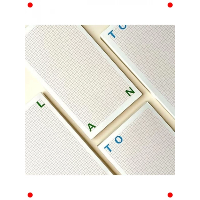 Kopar-At Kareli Masaüstü To-Do Planlayıcı (150 Yaprak)