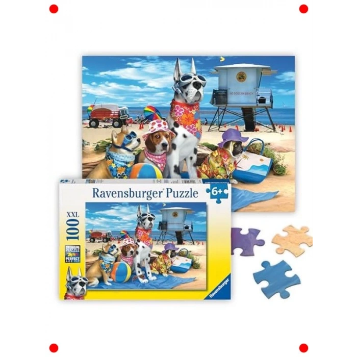 Köpek Çetesi Temalı Çocuk Puzzle (100 Parça)