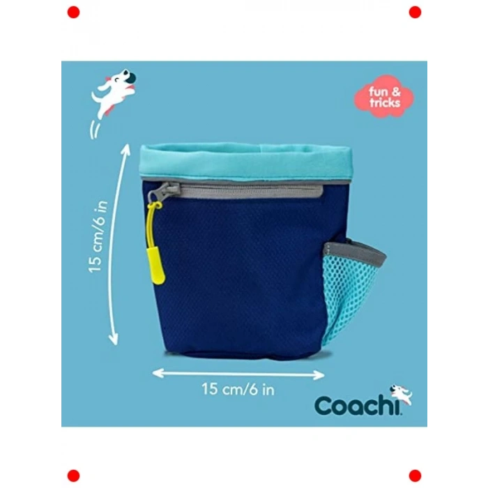Köpek Eğitim ve Ödül Maması Çantası, Lacivert/Mavi