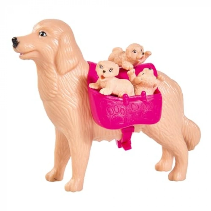 Köpek Temalı Evi Love ve Hale Seti, 3 Yavru ile