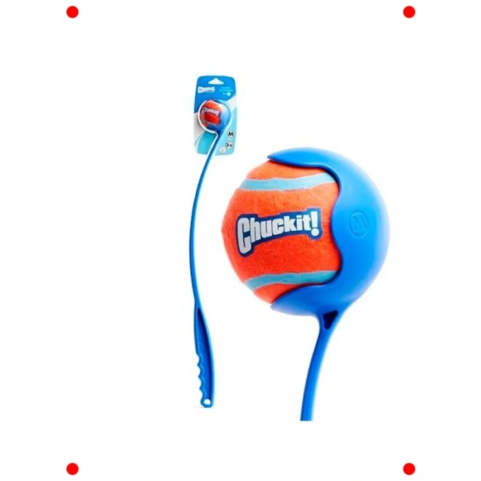 Köpek Top Fırlatıcı & Tenis Topu - 66 cm Uzunluk