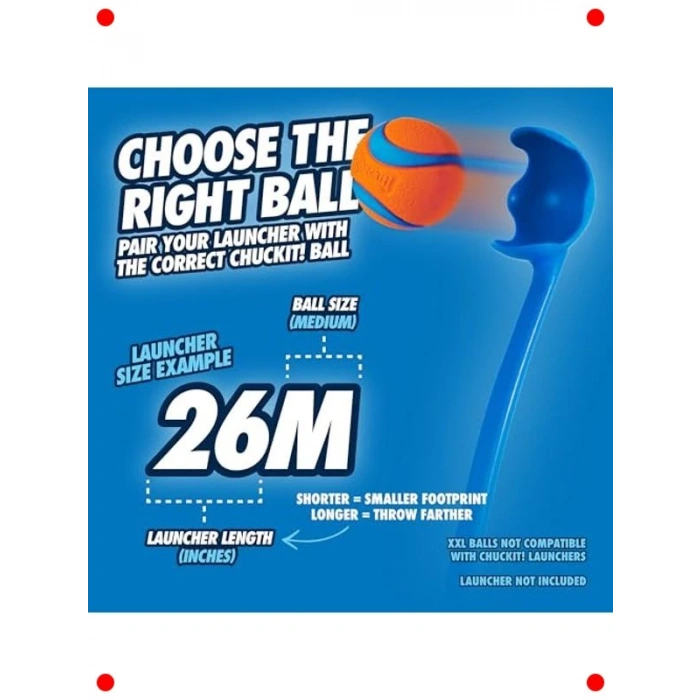 Köpek Top Fırlatıcı & Tenis Topu - 66 cm Uzunluk