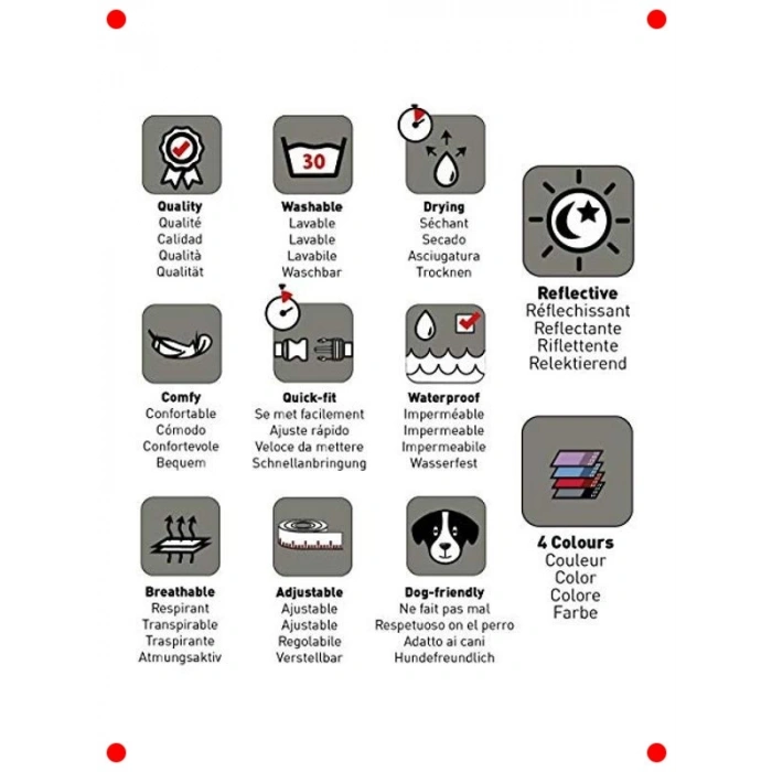 Köpek Yürüyüş Göğüs Tasması - S Beden Mor