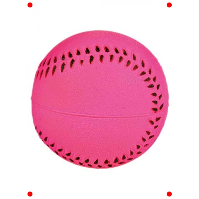 Köpek Yüzen Fosforlu Kauçuk Top - 6 cm