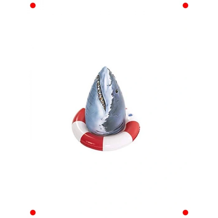 Köpekbalığı Kaydıraklı Şişme Çocuk Havuzu