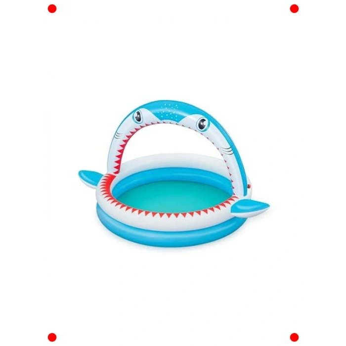 Köpekbalığı Temalı Çocuk Havuzu 163x127x92 cm