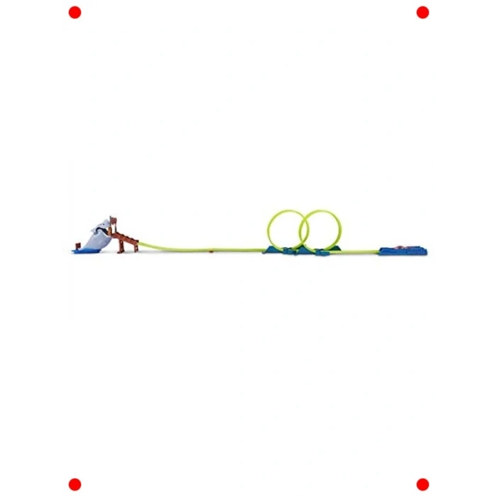 Köpekbalığı Temalı Yarış Pisti Araç Oyun Seti