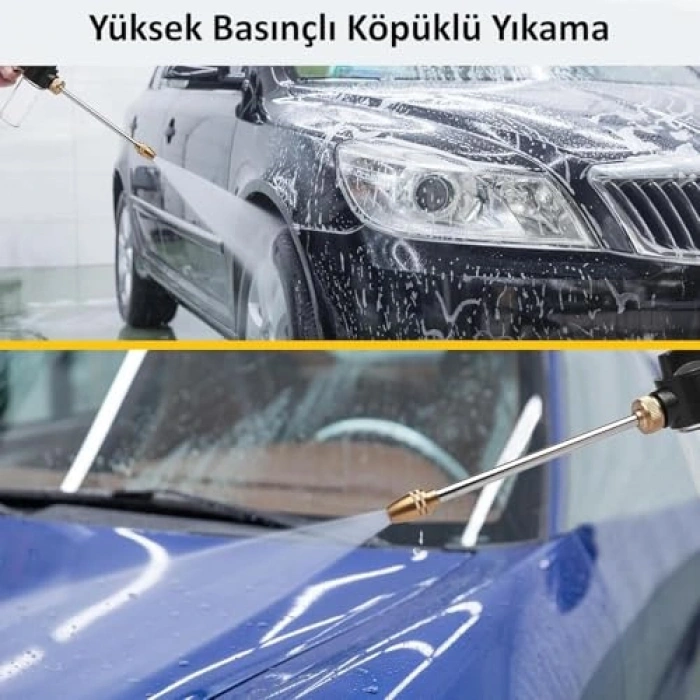 Köpüklü Araç Yıkama Tabancası, Yüksek Basınçlı ve Ayarlanabilir