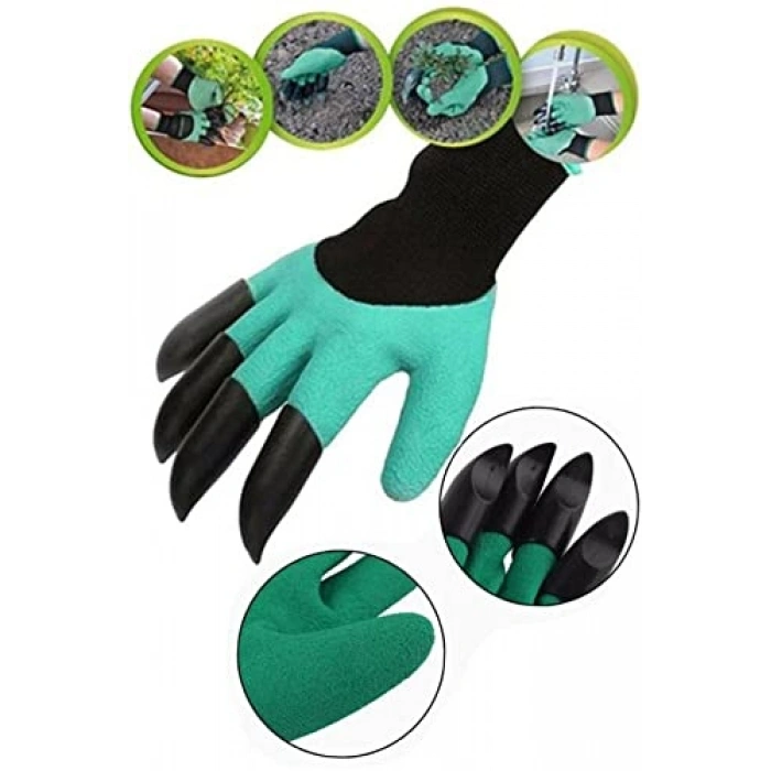 Korumalı Bahçe Kazma Eldiveni, Toprak İşlemleri İçin Pratik Araç