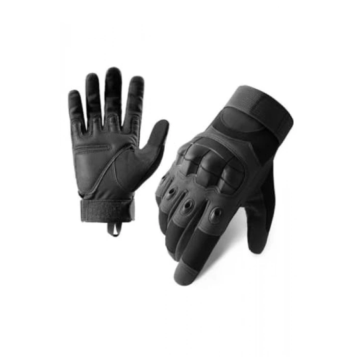 Korumalı Taktik Eldiven Askeri Eldiven Bisiklet Eldiveni Destekli Motorsiklet Eldiveni L