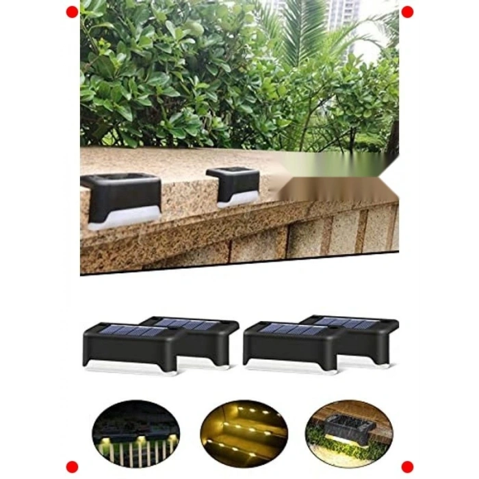 Köşebent Bahçe Merdiven Aydınlatma 4lü Set