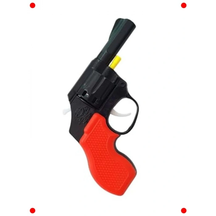 Kovboy Mantar Tabancası - 18 Kapsüllü Kırmızı Set