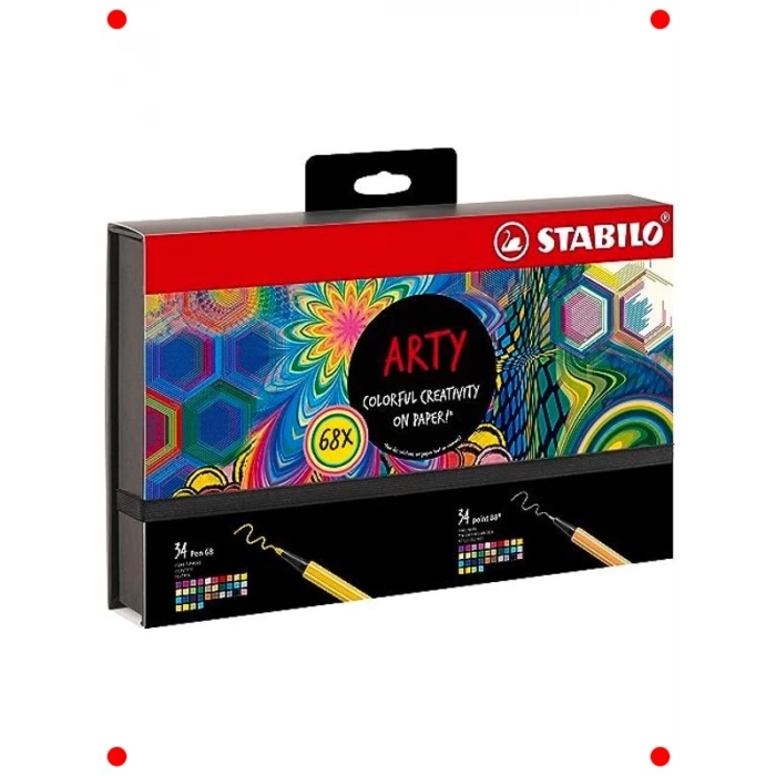 Kreatif Keçe Uçlu Kalem Seti - 68 Adet