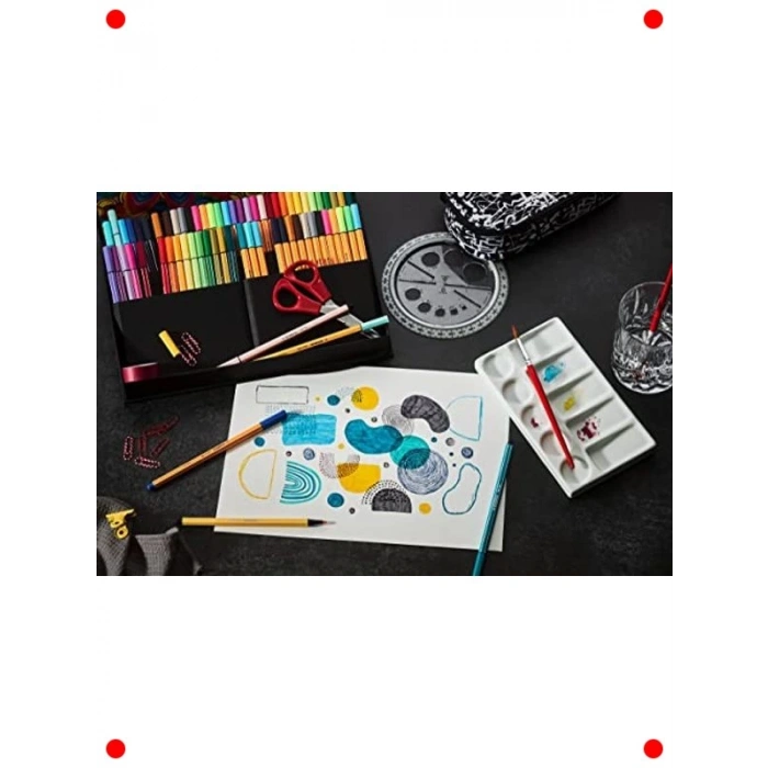 Kreatif Keçe Uçlu Kalem Seti - 68 Adet