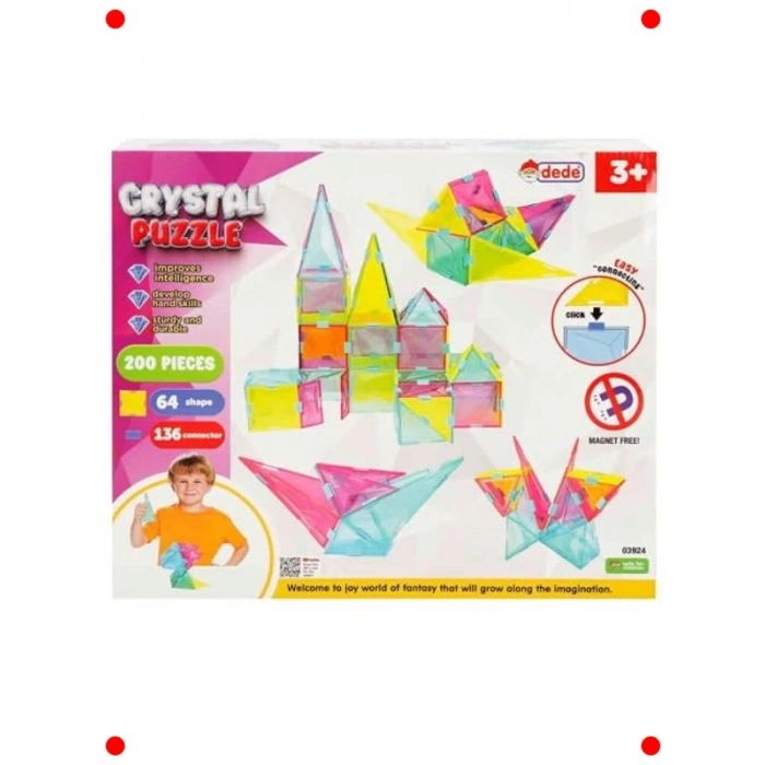 Kristal Görünümlü Puzzle 200 Parça