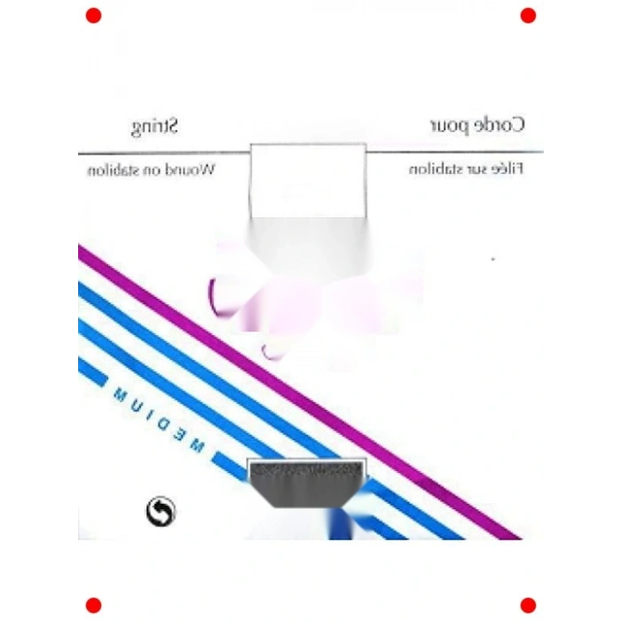 Kristal Viola Tel Seti - Medium - A Teli Askılı
