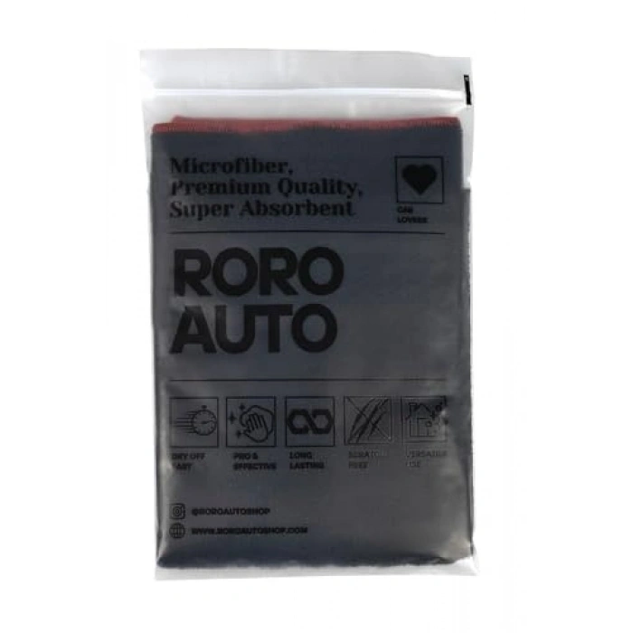 Krofiber Araç Kurulama Bezi, 60x90 cm Siyah Renk Seçeneği