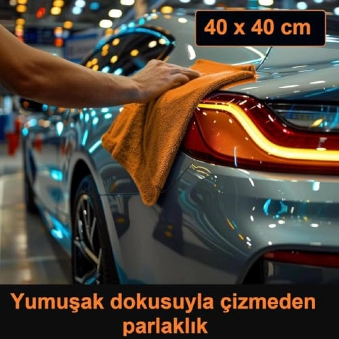 Krofiber Parlatma Bezi ve Pasta Cila 40x40cm 2 Adet