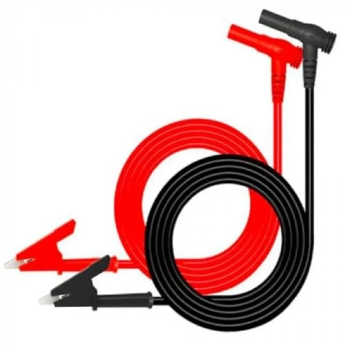 Krokodil Uçlu Multimetre Ölçü Aleti bu, Silikonlu, 20A, 100 cm