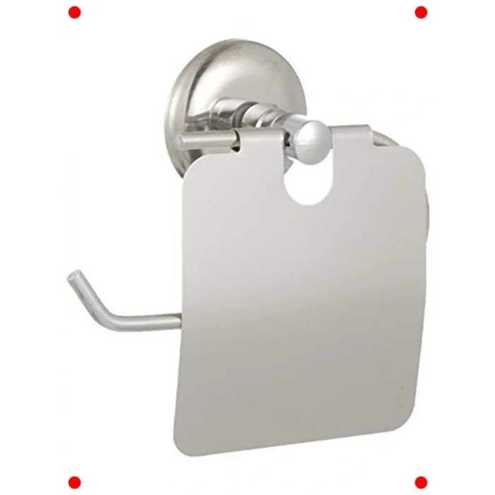 Krom Kapaklı Çok Yönlü Tuvalet Kağıdı Askısı