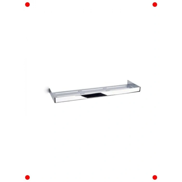 Krom Kaplama Banyo Köşe Duş Rafı