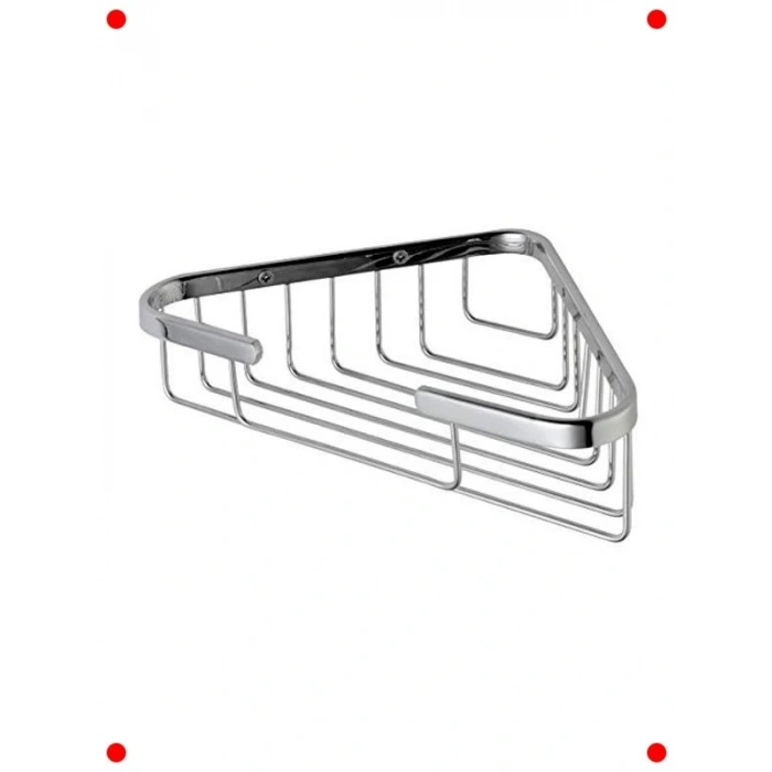 Krom Kaplama Köşe Banyo Malzemeliği - Tek Bölmeli
