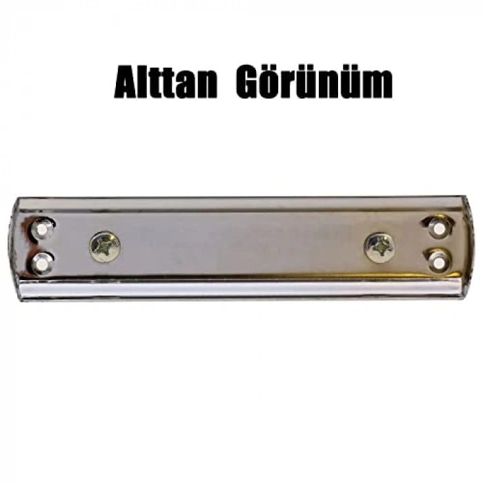 Krom Metal Kapı Tutamağı, 17,5 cm Uzunluk