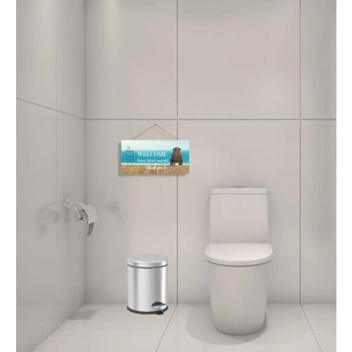 Krom Pedallı Çöp Kovası - 5 LT, Kullanışlı Tasarım