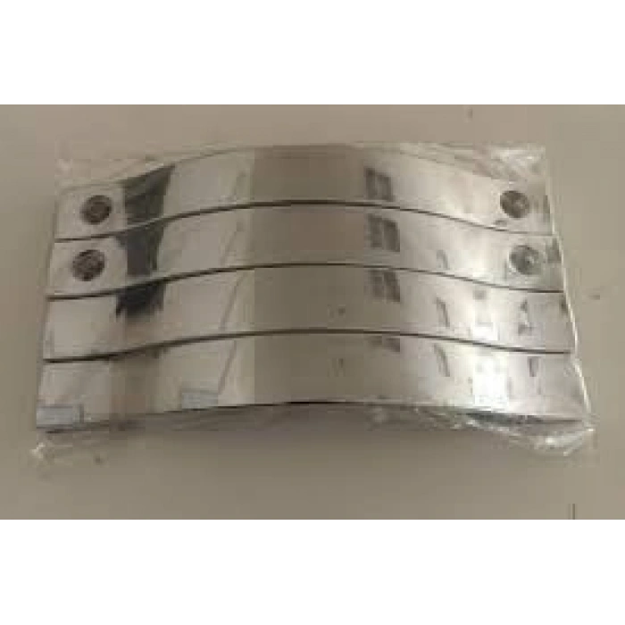 Krom Renk Cam Duşakabin Ay Kulp, 160 mm, 2 Kapak İçin