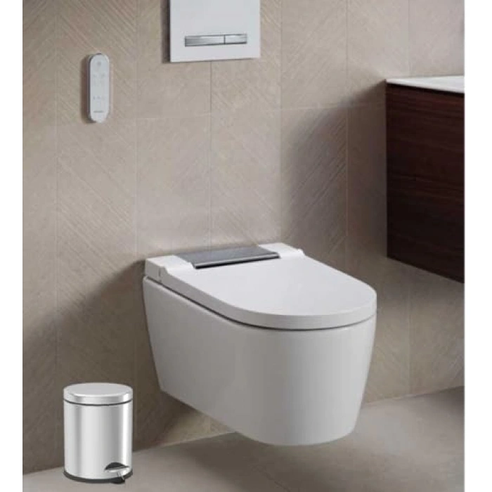 Krom Renkli 3 LT Pedallı Çöp Kovası