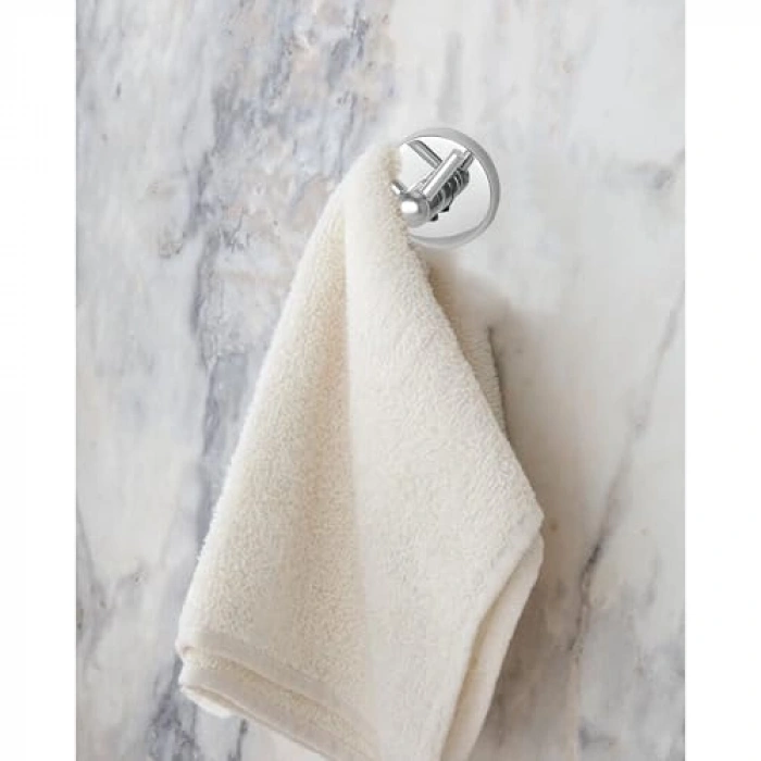 Krom Renkli Vidalı Banyo Lavabo Askısı, 2li Set